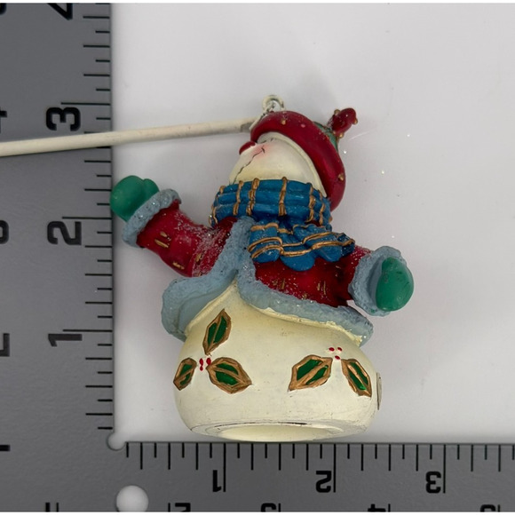 Candle Snuffer Extinguisher Christmas Snowman, Decorated Handle - Picture 9 of 10